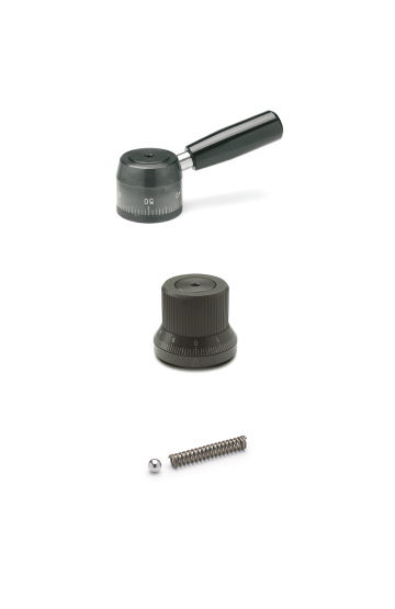 Adjustment elements with lock
